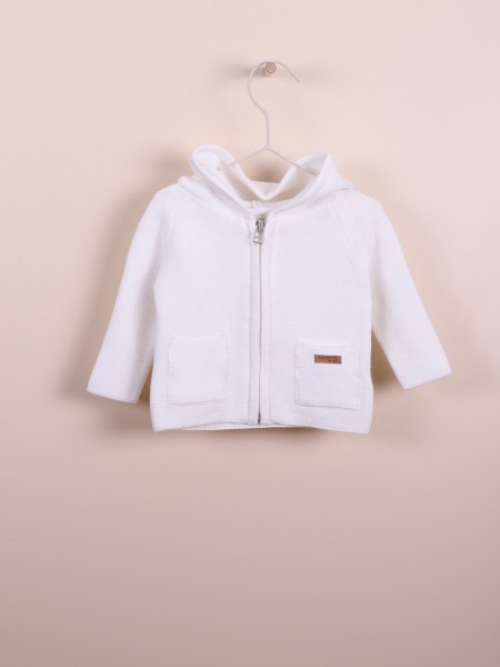 Hooded cardigan