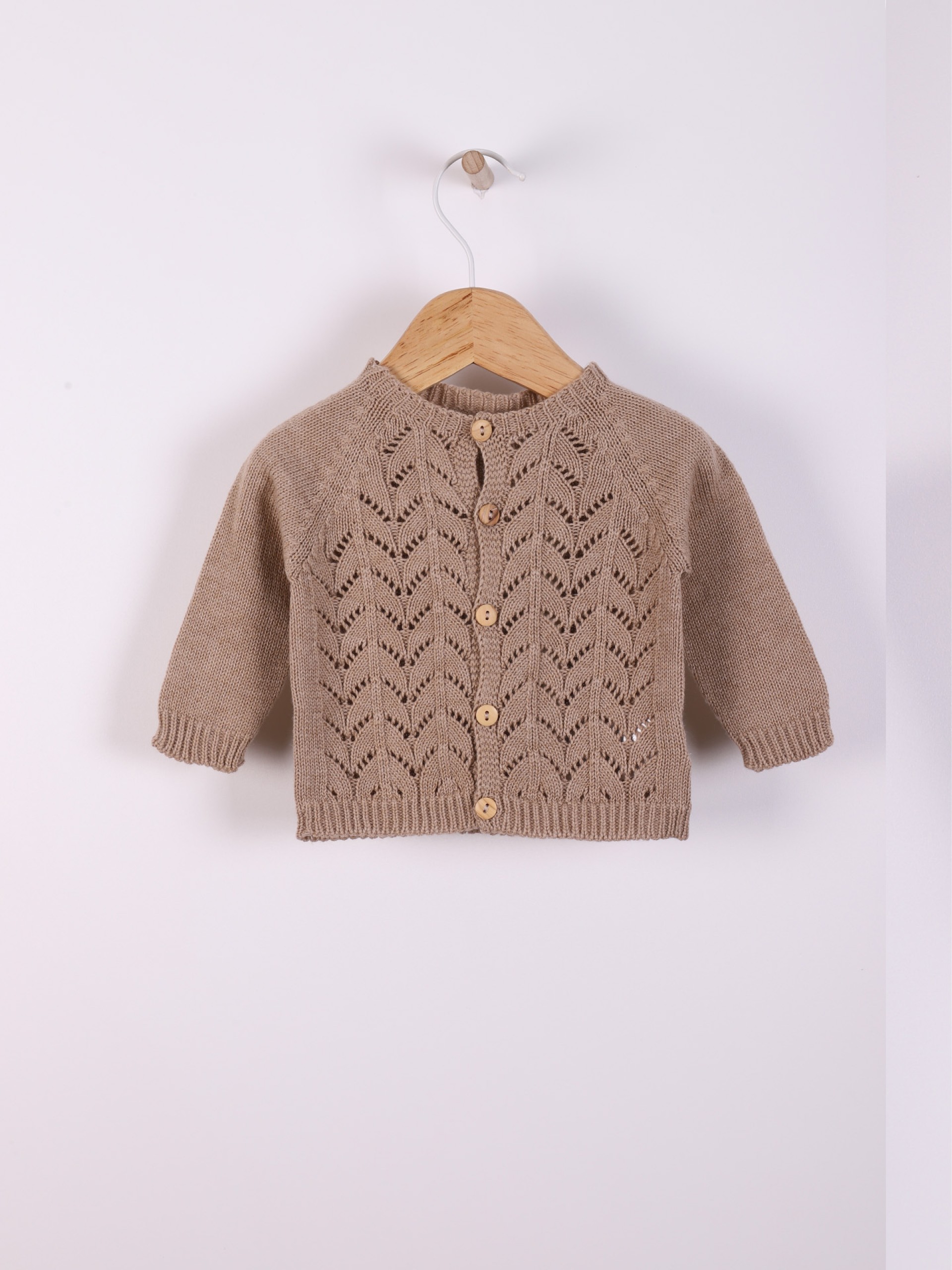 Organic cotton cardigan