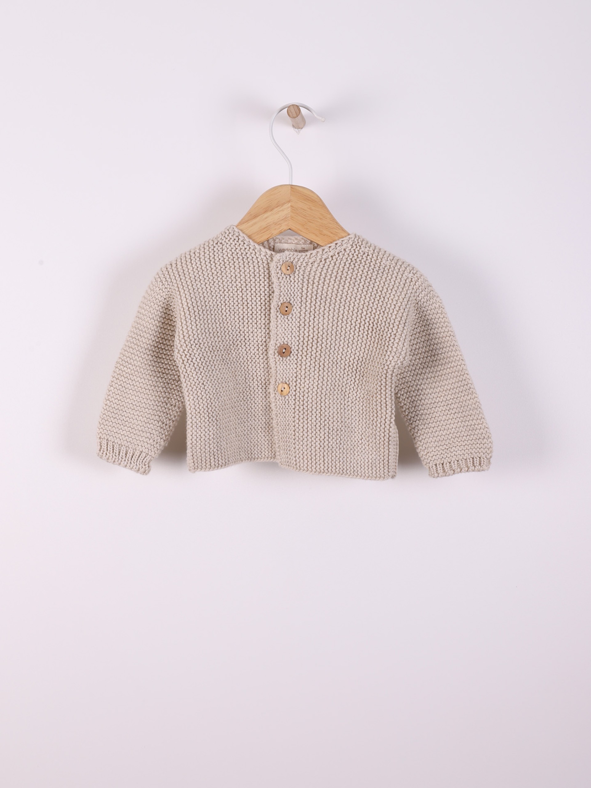 Organic cotton cardigan