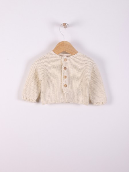 Organic cotton cardigan
