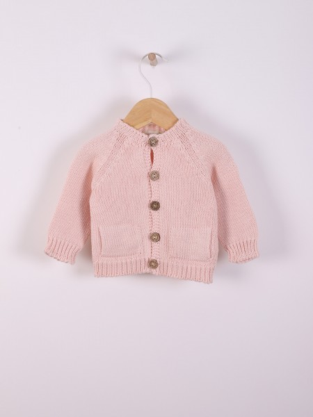 Organic cotton cardigan