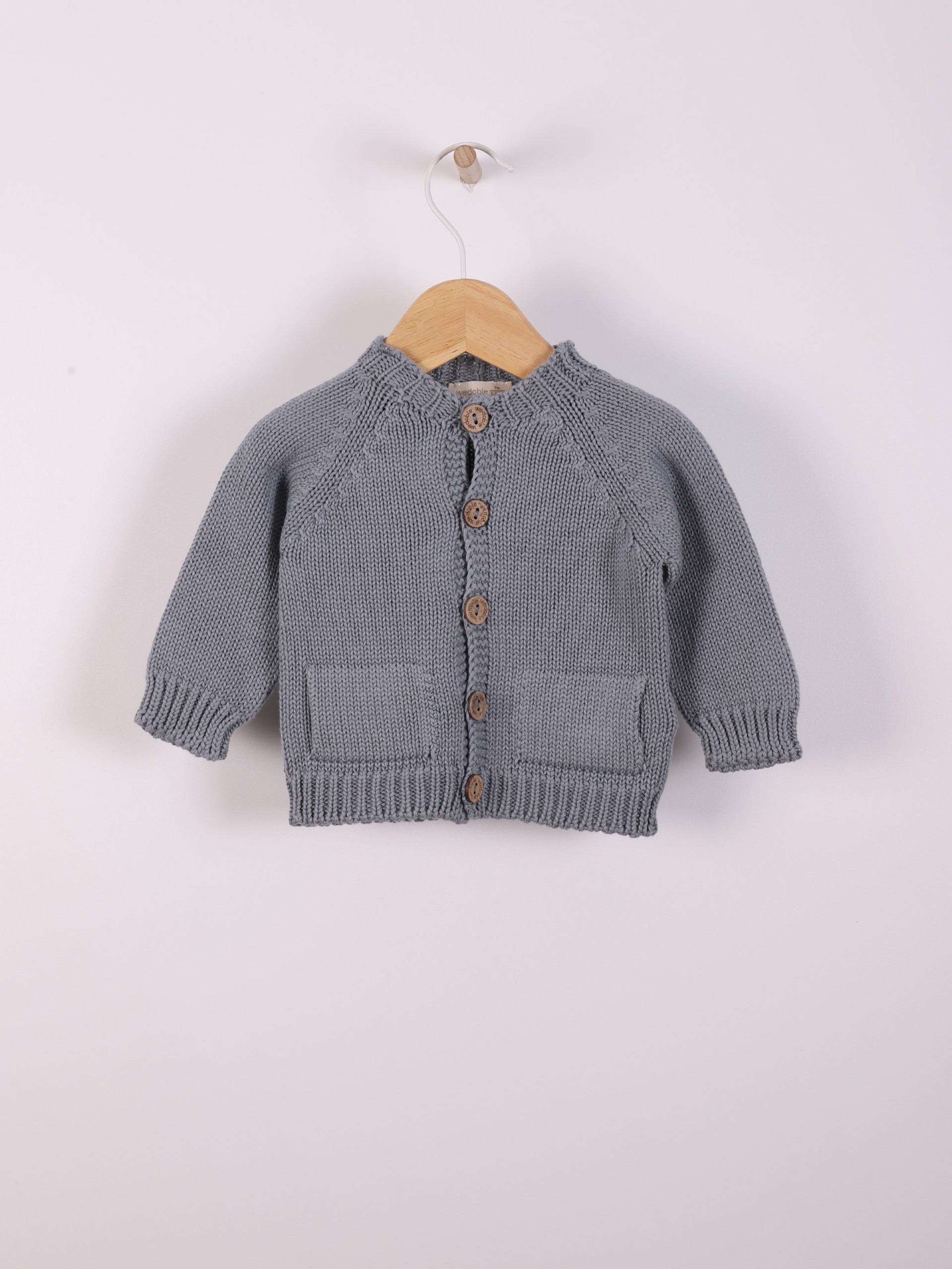Organic cotton cardigan