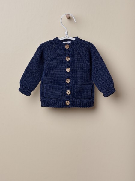 Organic cotton cardigan
