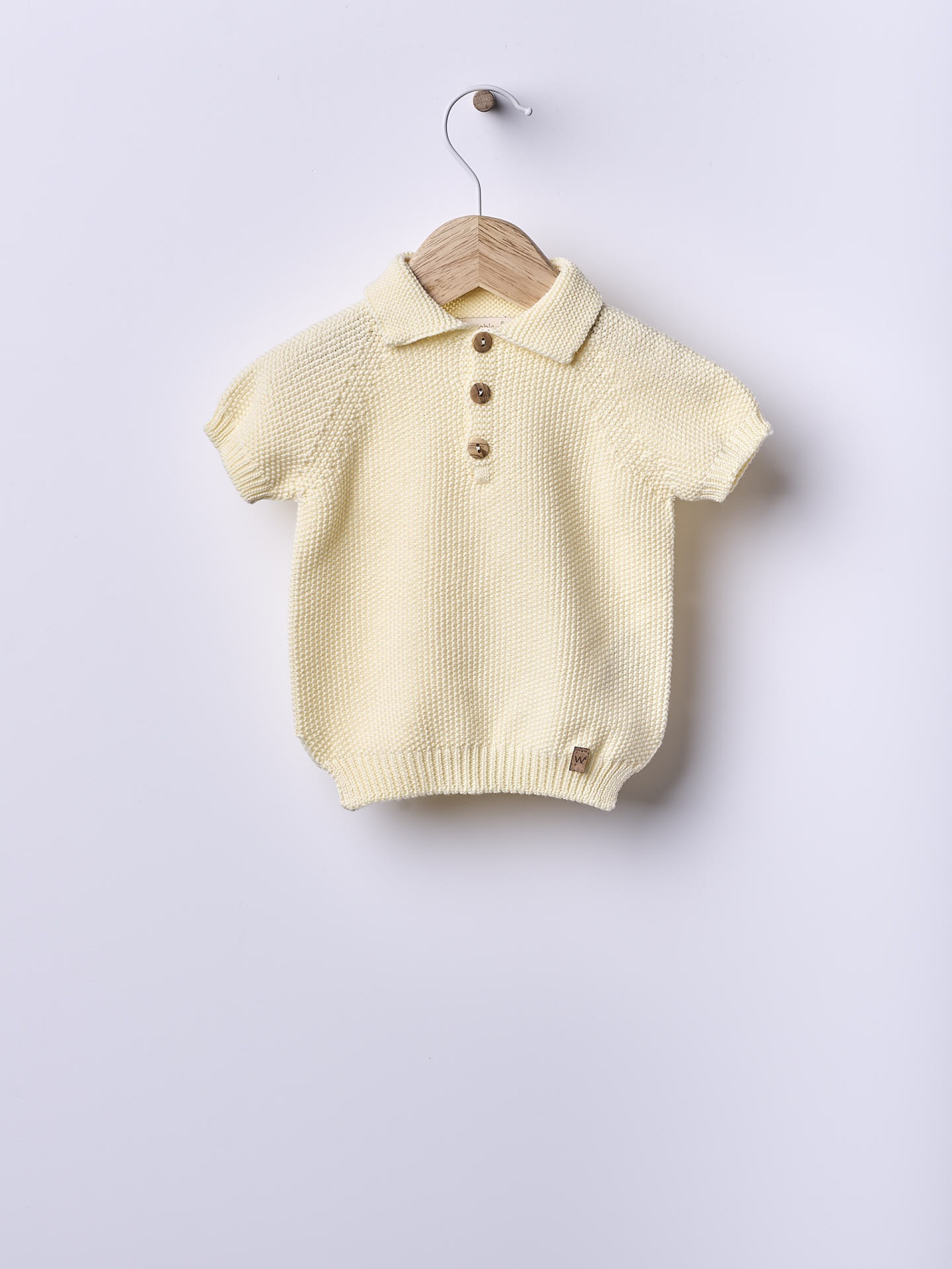 Camisola polo algodão