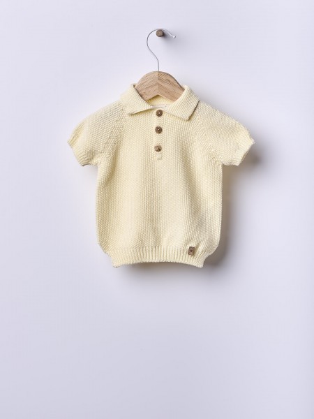 Camisola polo algodo