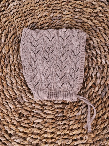 Organic cotton bonnet