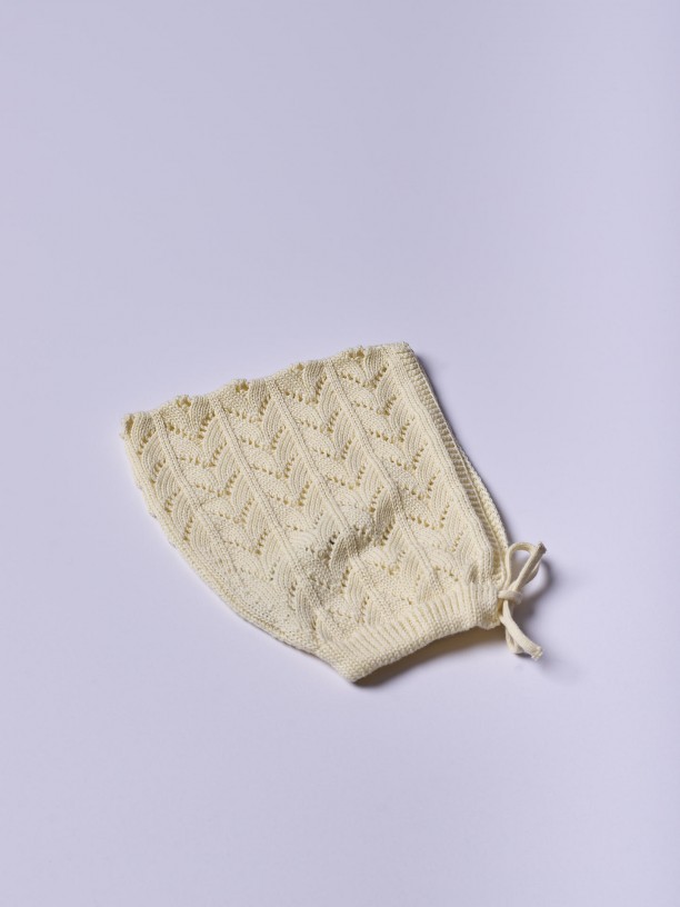 Organic cotton bonnet