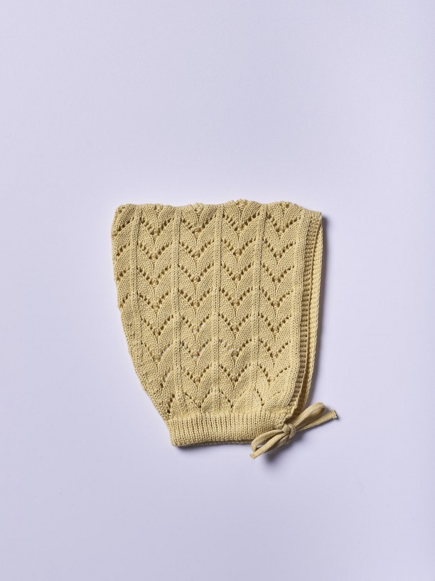 Organic cotton bonnet