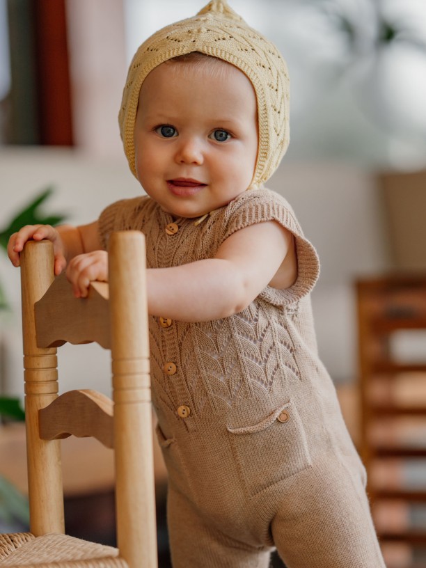 Organic cotton bonnet