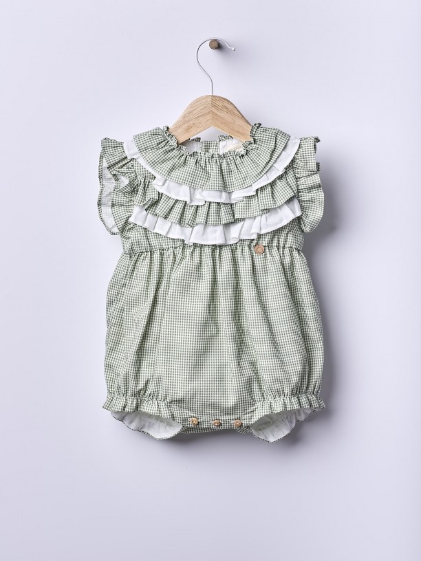 Vichy plaid shortie