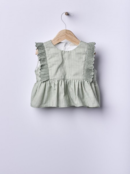 Blusa xadrez Vichy