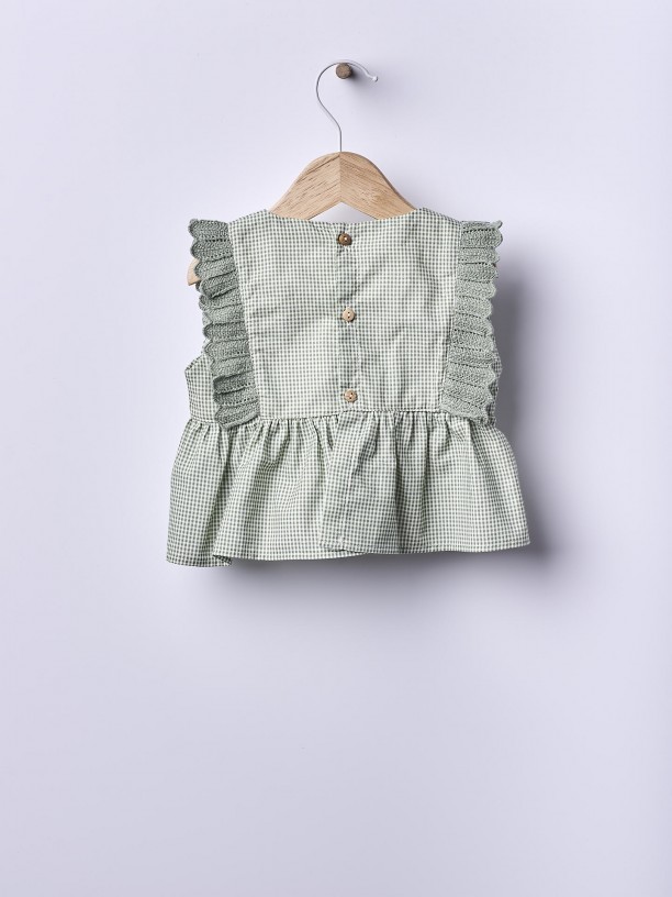 Blusa xadrez Vichy