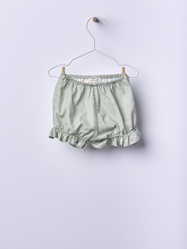 Vichy plaid shorts Vichy plaid shorts