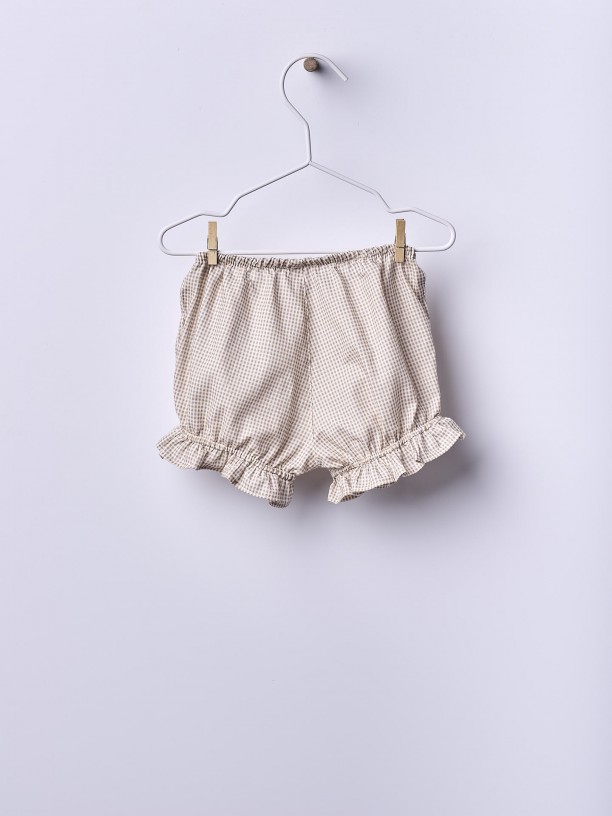 Vichy plaid shorts Vichy plaid shorts