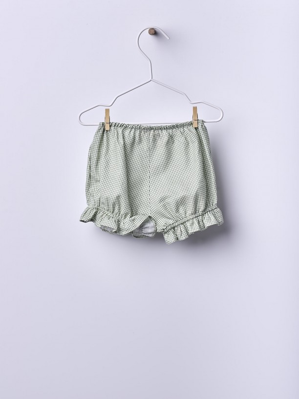 Vichy plaid shorts Vichy plaid shorts