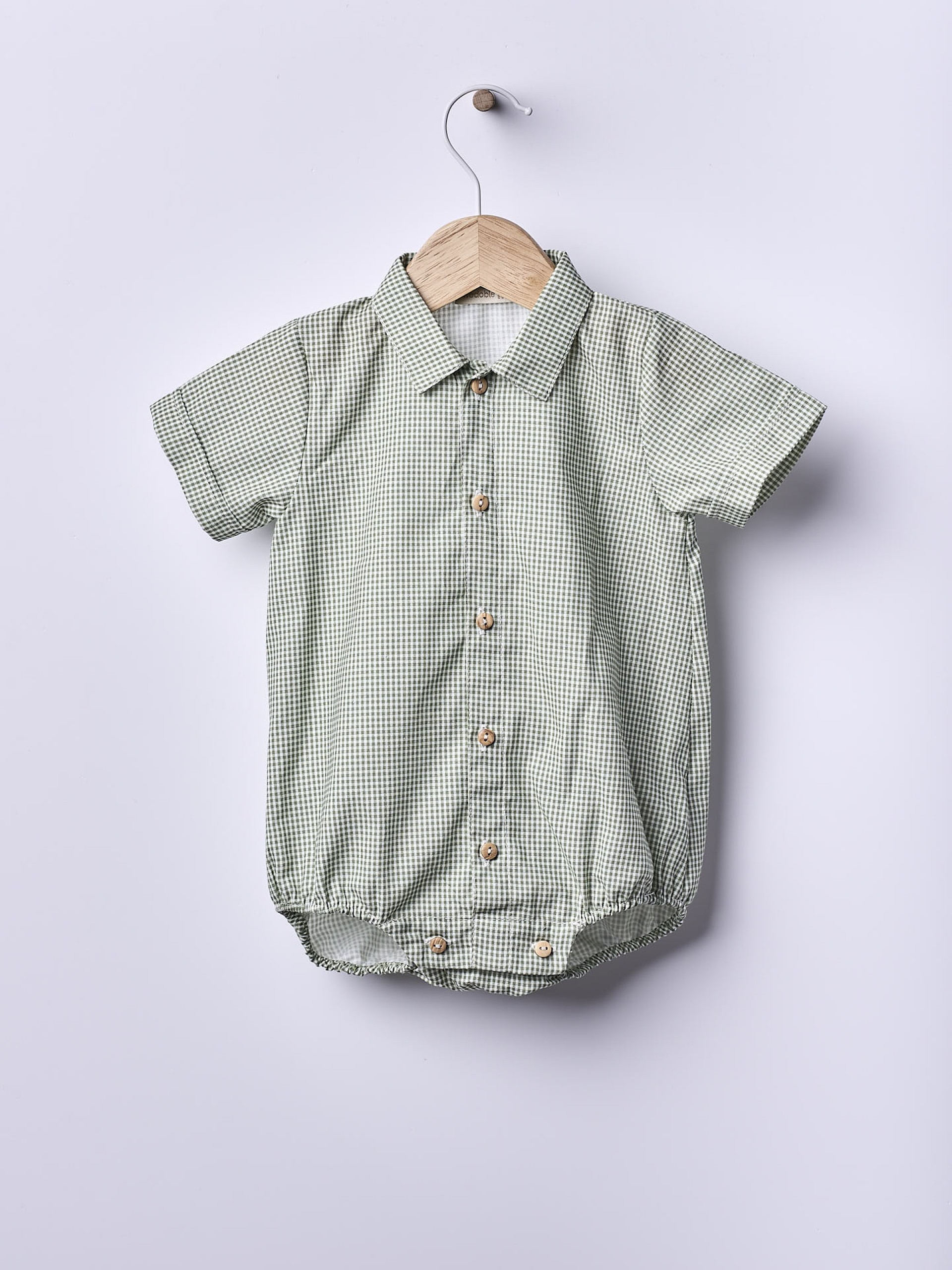 Body camisa xadrez Vichy