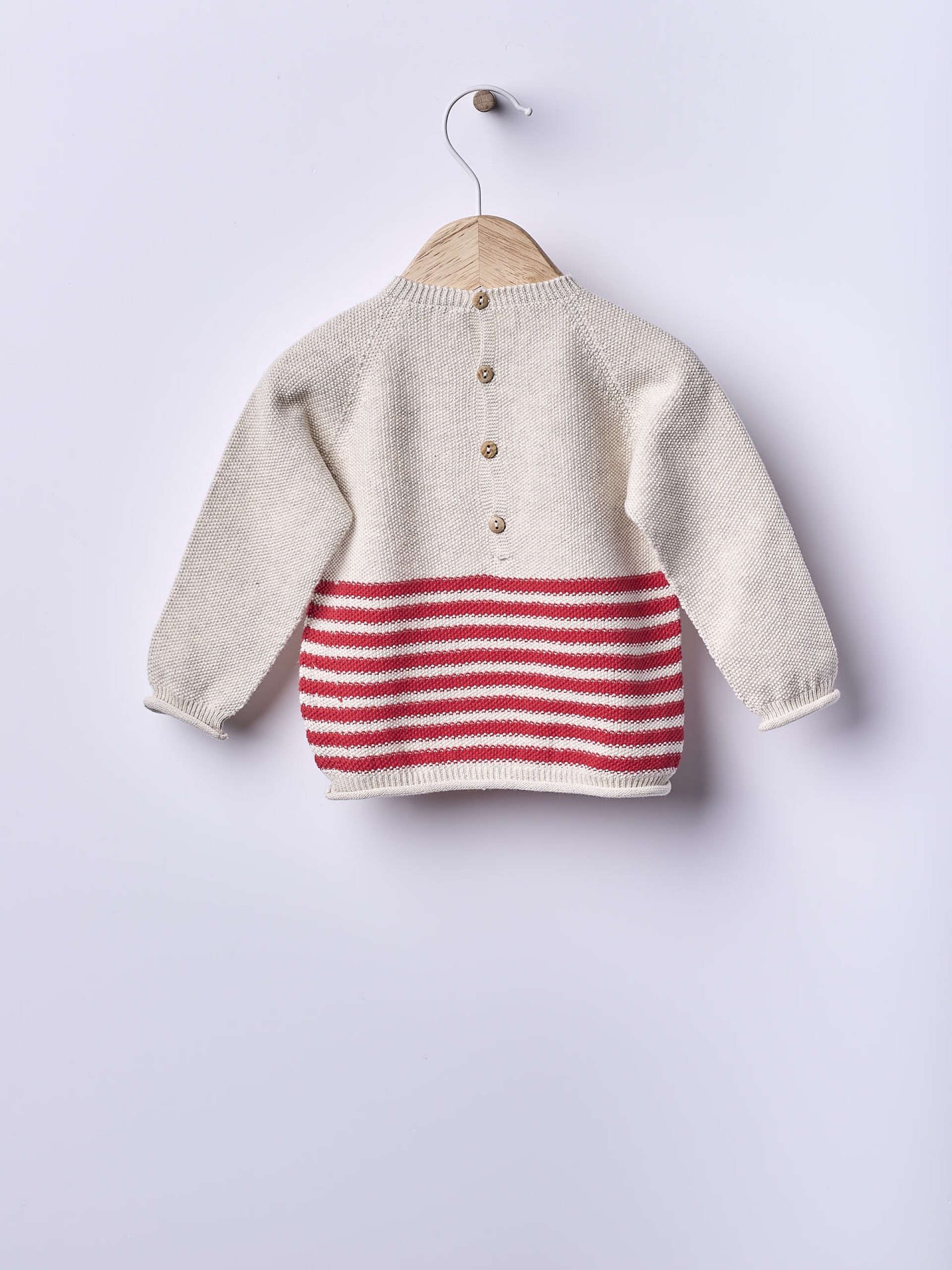 Knitted cotton sweater