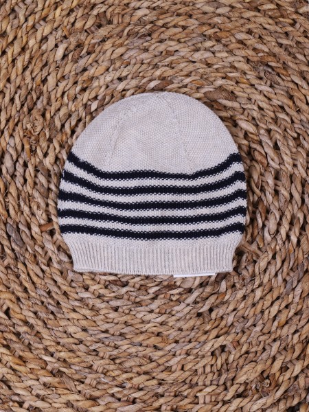 Knitted cotton beanie
