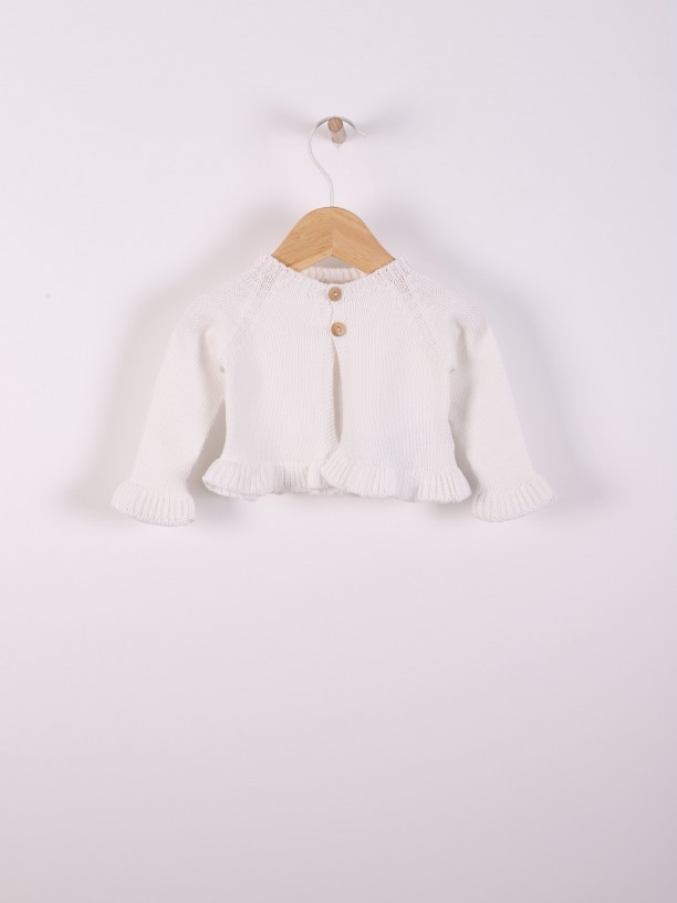 Organic cotton cardigan Organic cotton cardigan