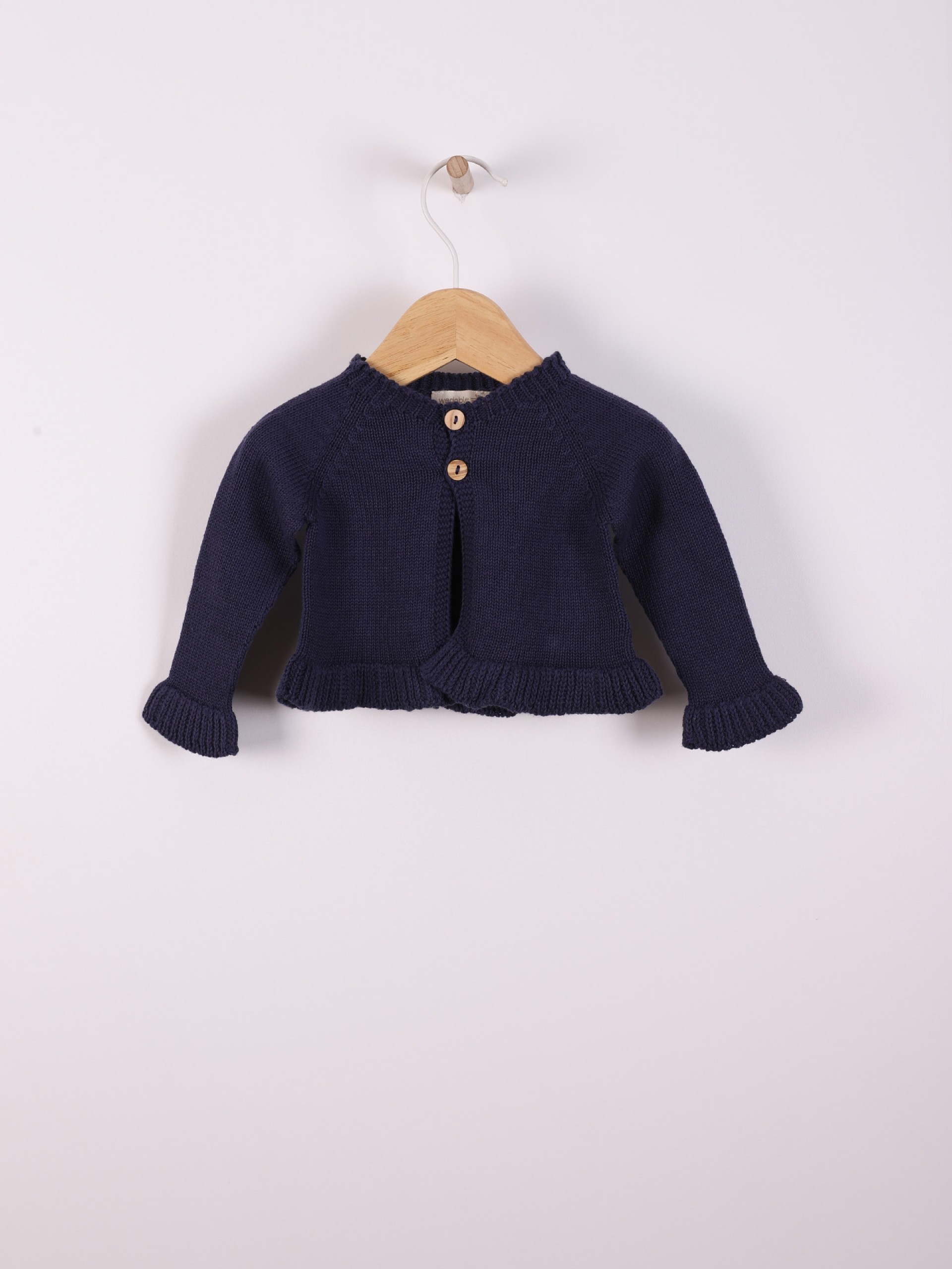 Organic cotton cardigan