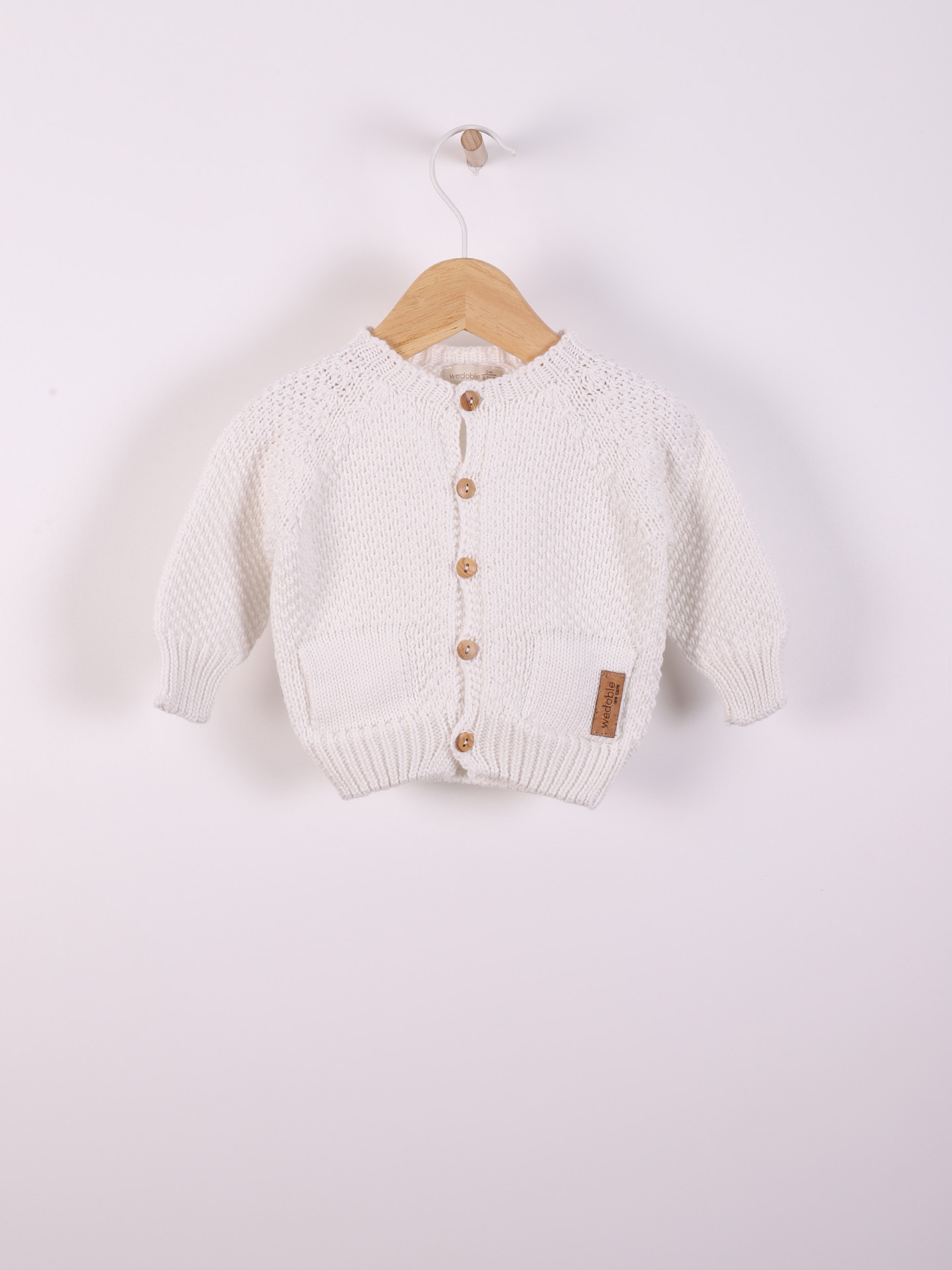 Organic cotton cardigan