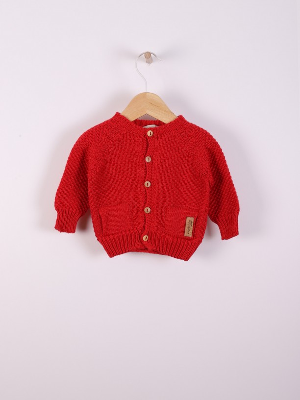 Organic cotton cardigan Organic cotton cardigan