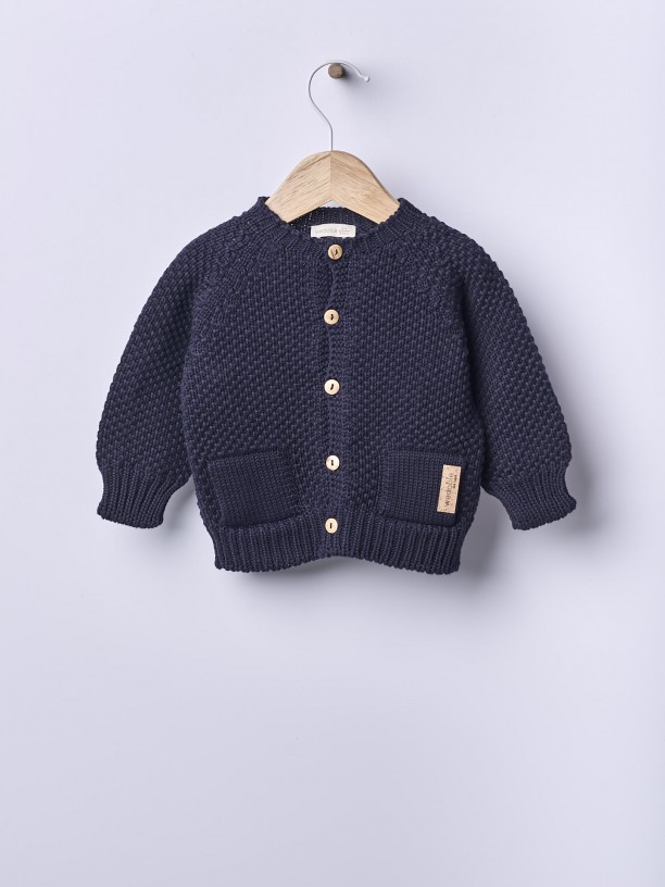 Organic cotton cardigan Organic cotton cardigan