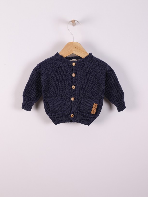 Organic cotton cardigan Organic cotton cardigan