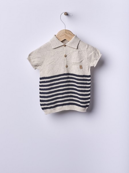 Knitted cotton sweater