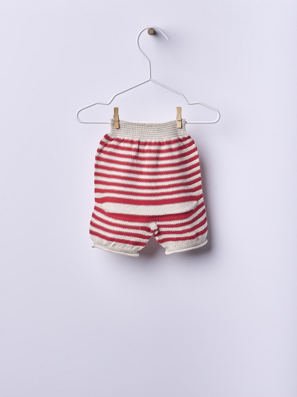 Knitted cotton shorts Knitted cotton shorts