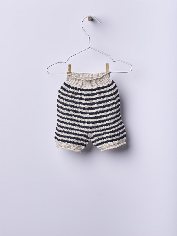 Knitted cotton shorts Knitted cotton shorts