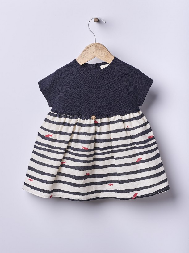 Dress with linen Dress with linen