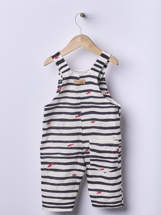 Linen dungarees Linen dungarees