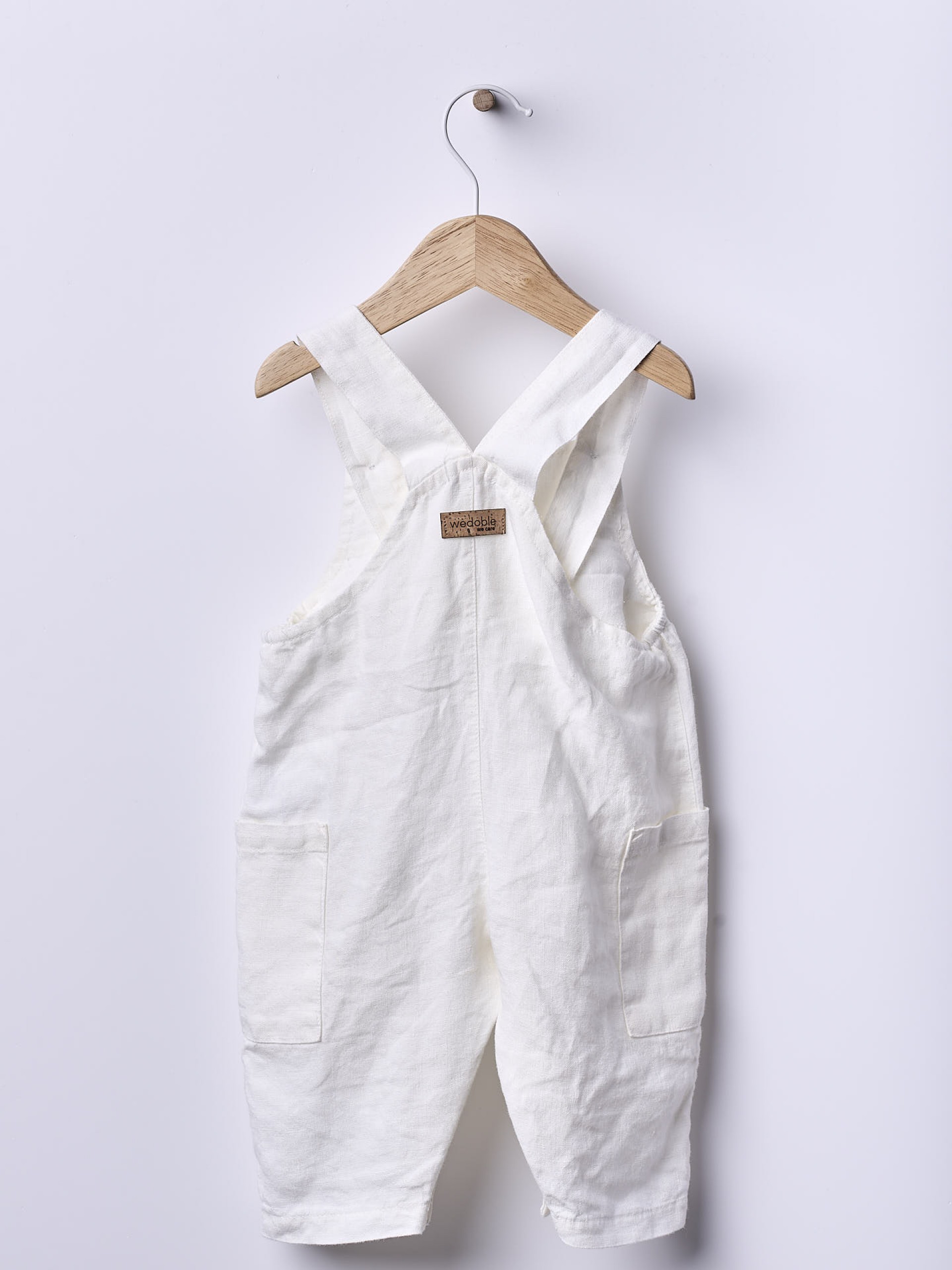 Linen dungarees