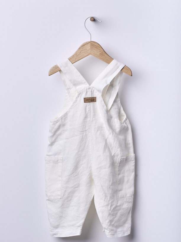 Linen dungarees Linen dungarees