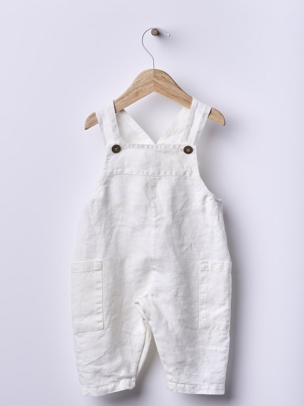 Linen dungarees Linen dungarees