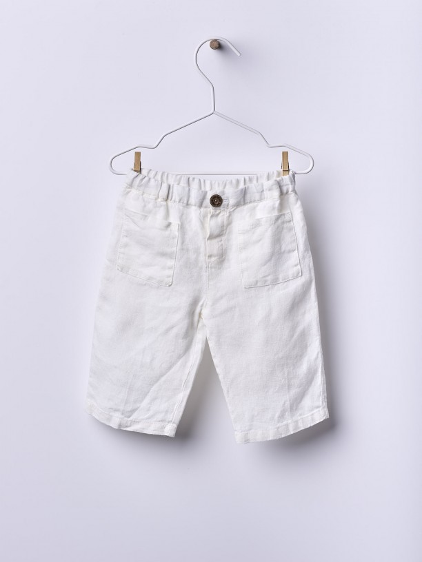 Plain trousers