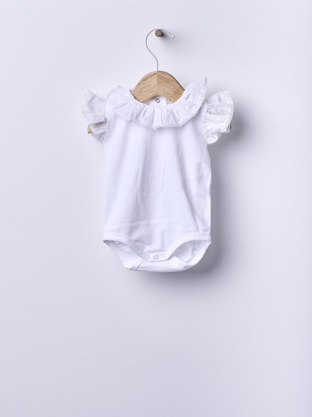 Ruffled bodysuit Ruffled bodysuit