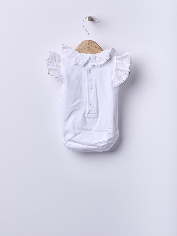 Ruffled bodysuit Ruffled bodysuit