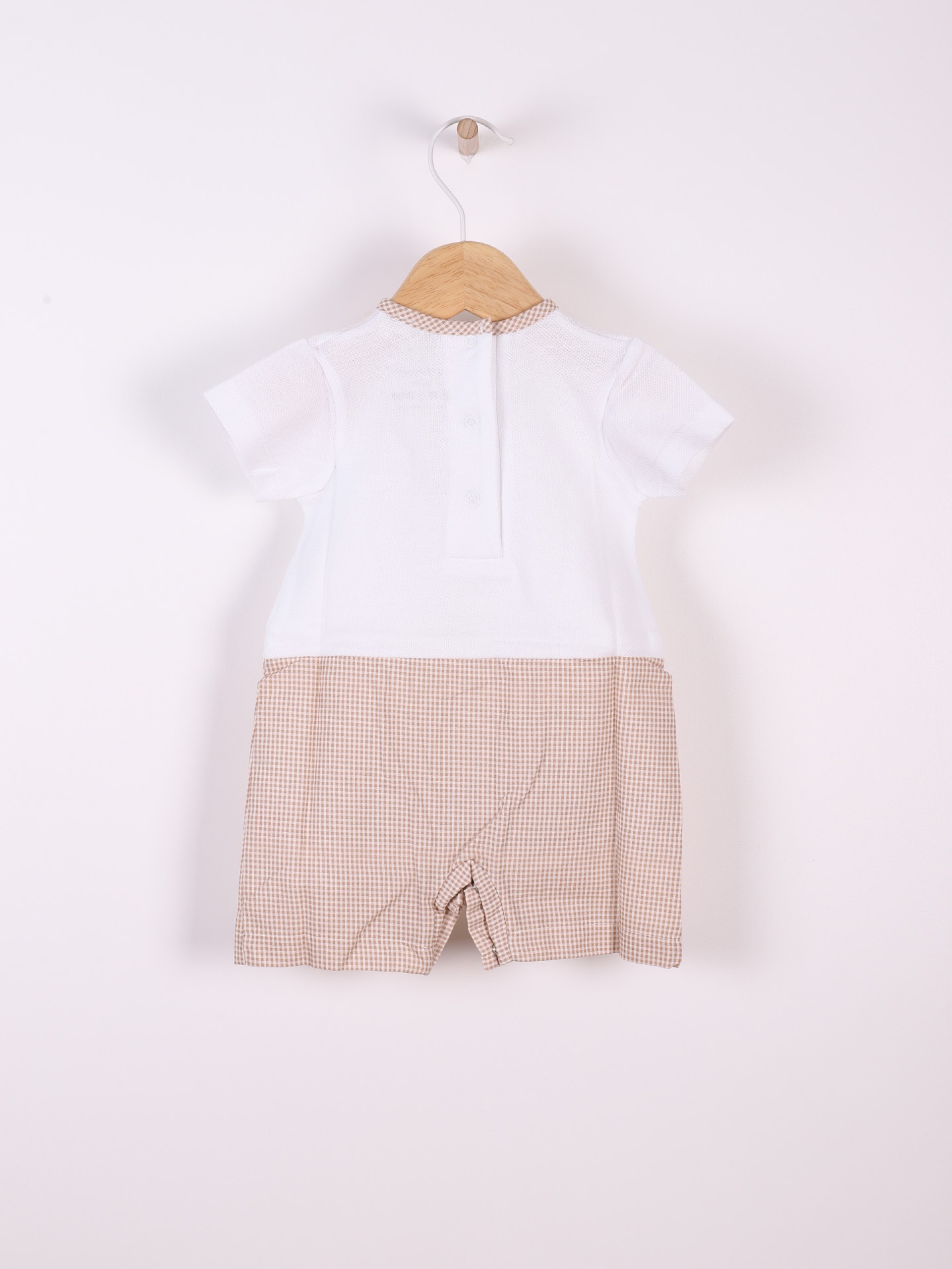 Cotton short jumpsuit