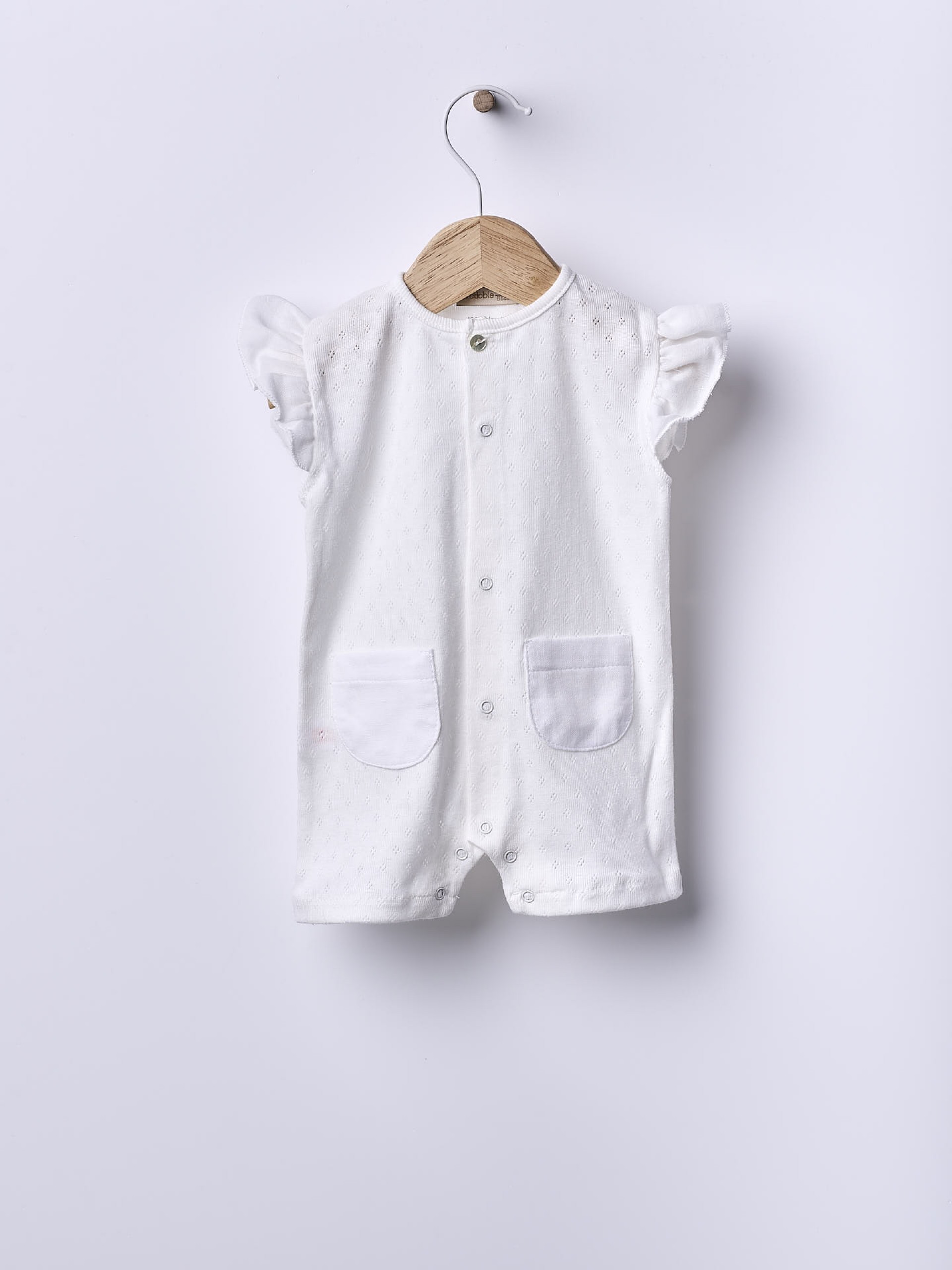 Cotton short jumpsuit