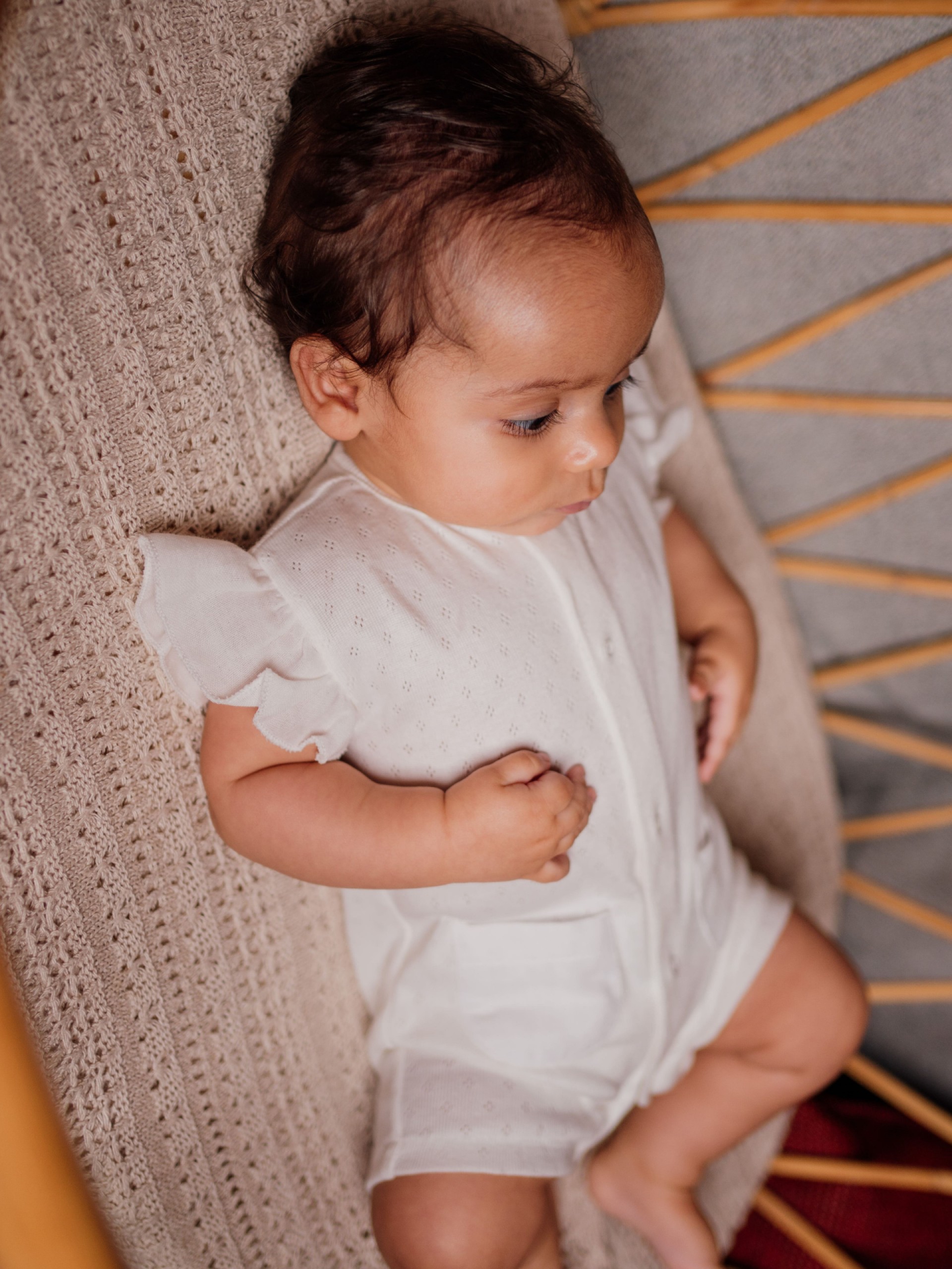 Cotton short jumpsuit