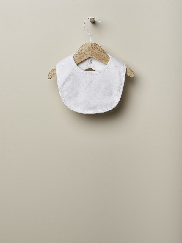 Baby bib in cotton