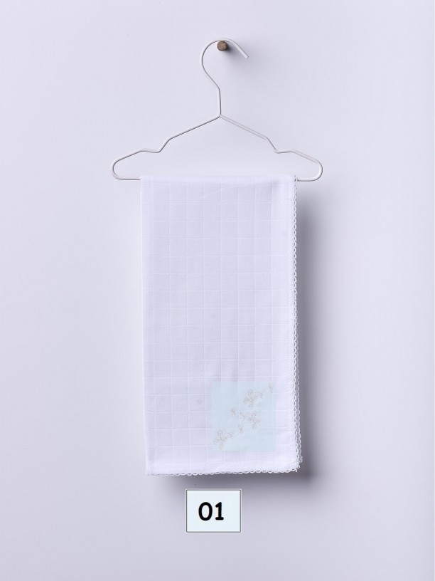 Fralda com flor Fralda com flor