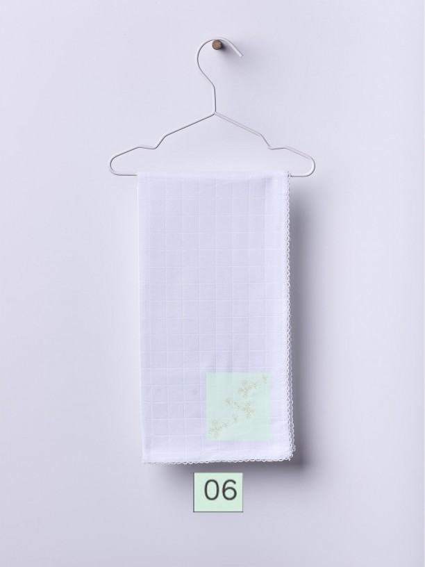 Fralda com flor Fralda com flor