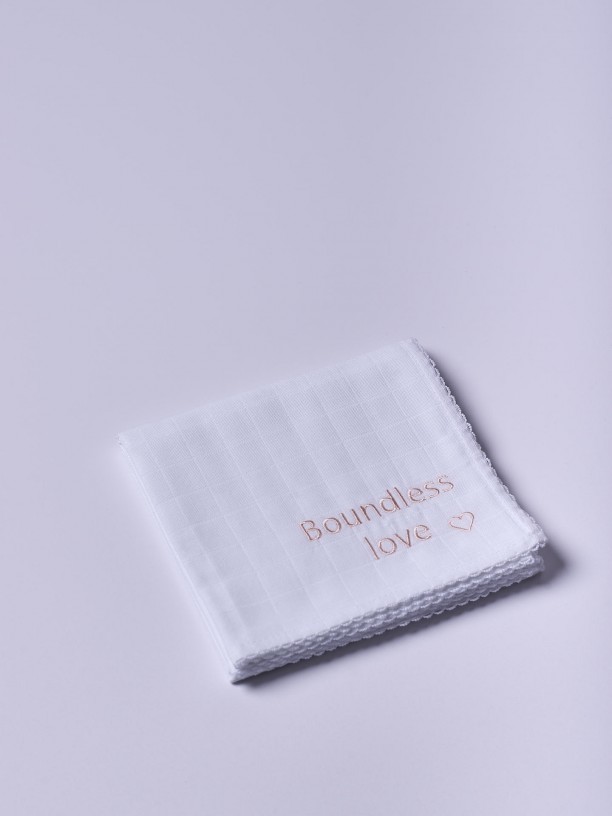 "Boundless love" swaddle