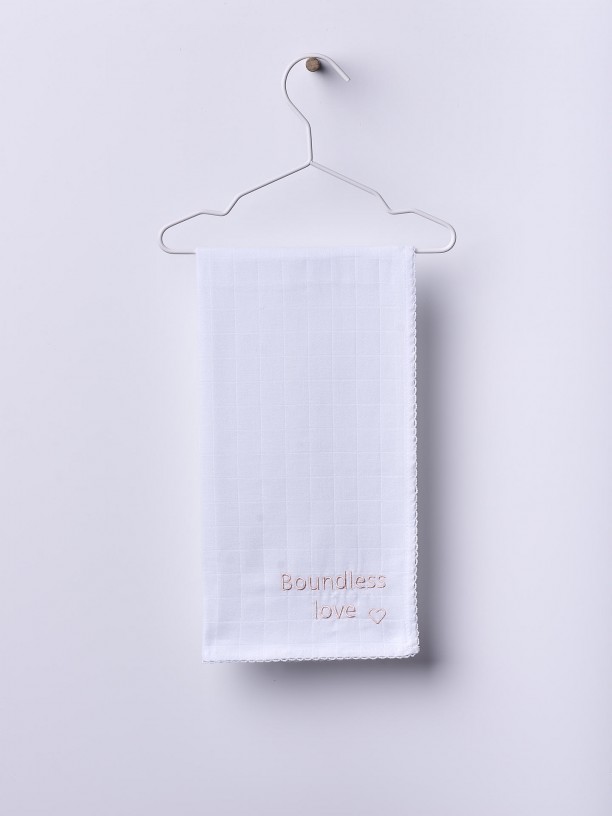 "Boundless love" swaddle