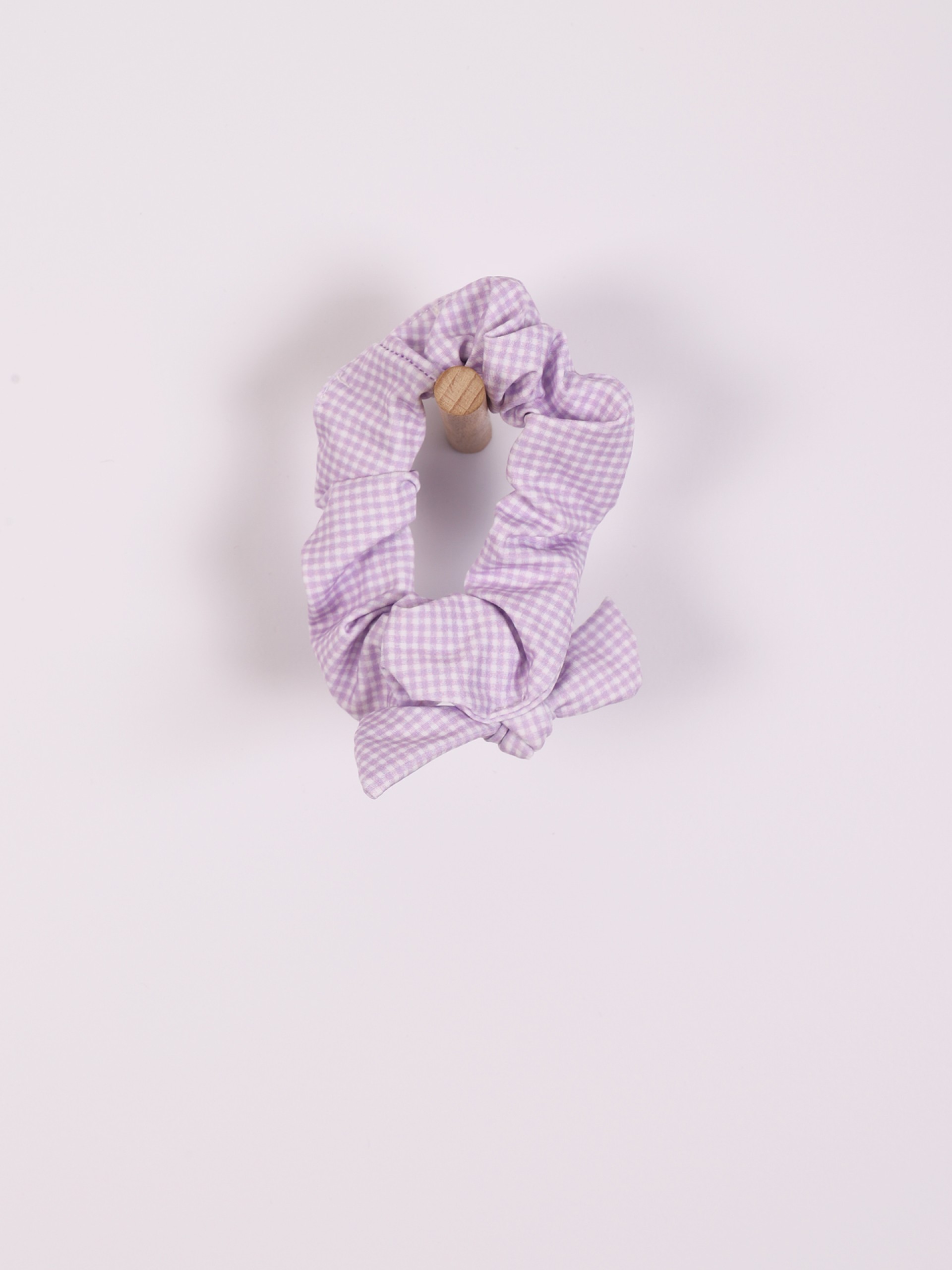 Vichy plaid scrunchie