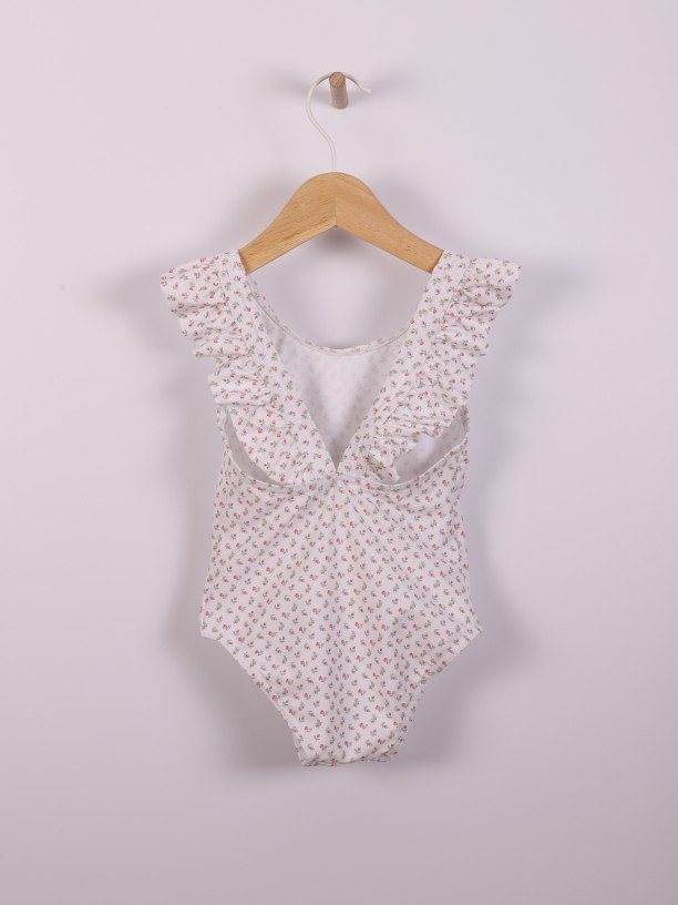 Botanical swimming suit