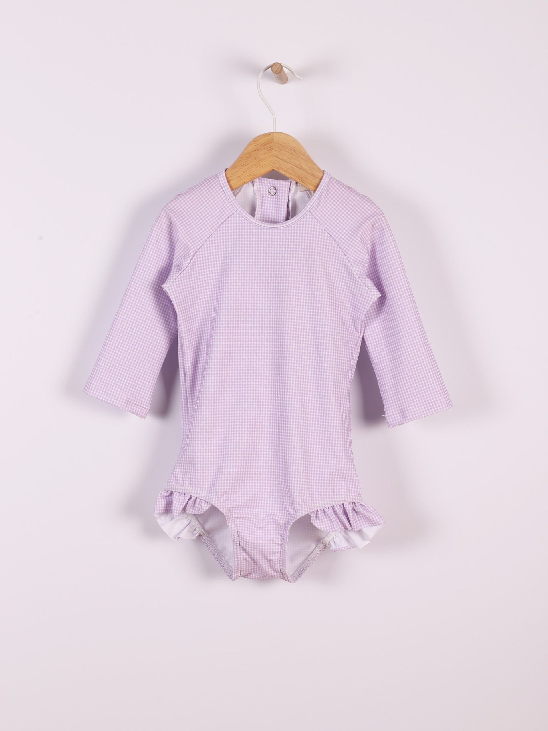 Vichy plaid jumpsuit